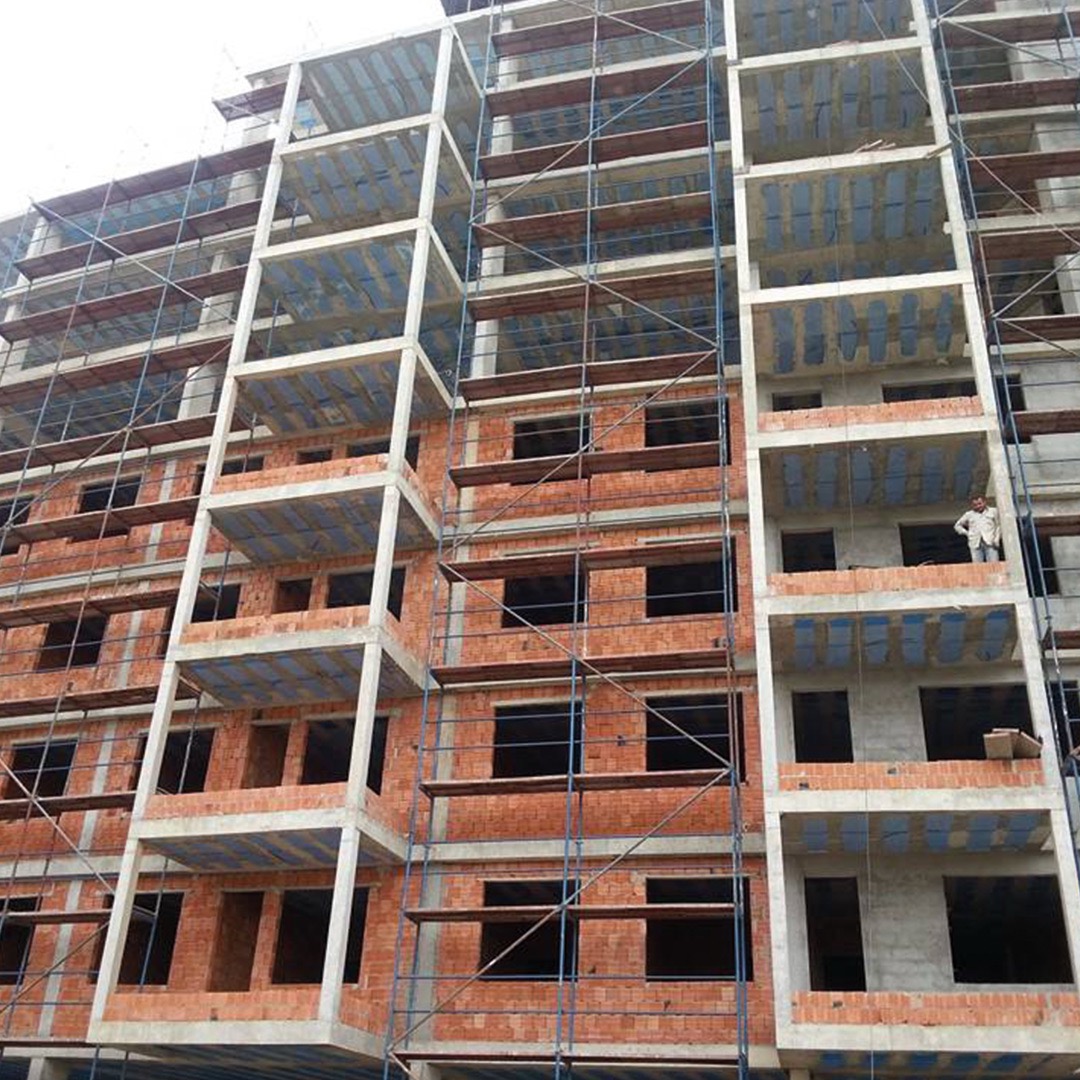 Ceren Residence Edirne — Duvar ve kaba yapı çalışmaları
