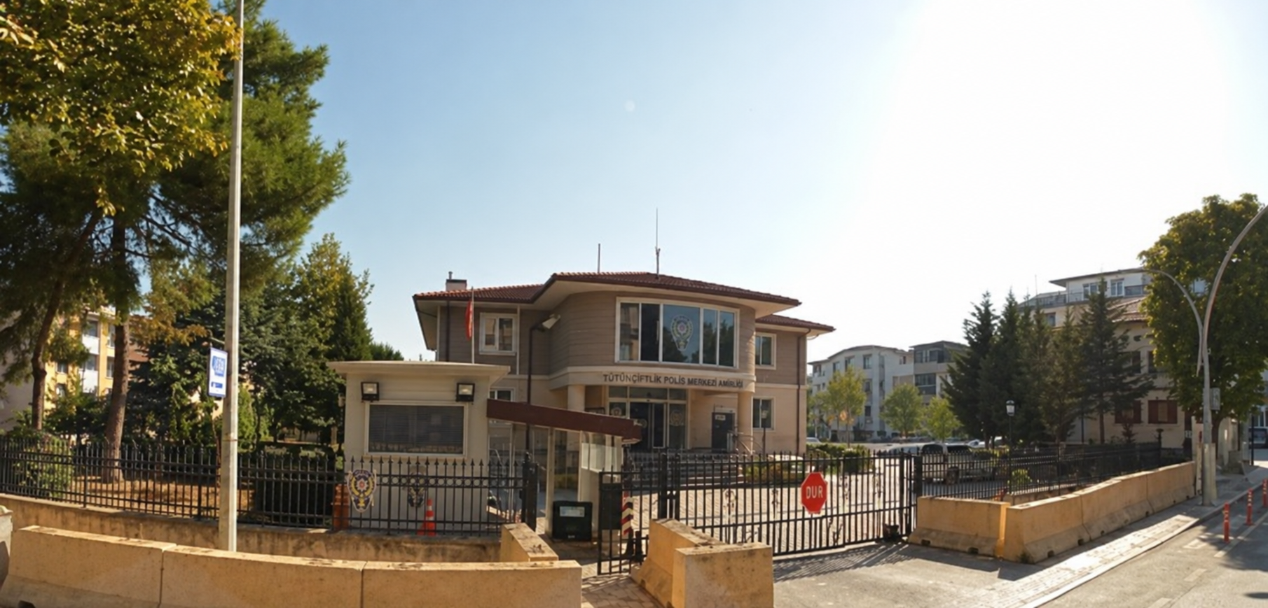 Tütünçiftlik Polis Merkezi Amirliği — bina ve çevresinin genel görünümü